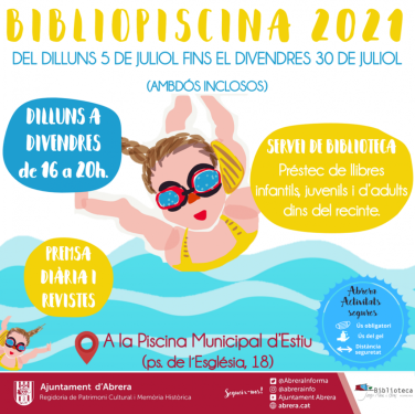 Cartell bibliopiscina 2021