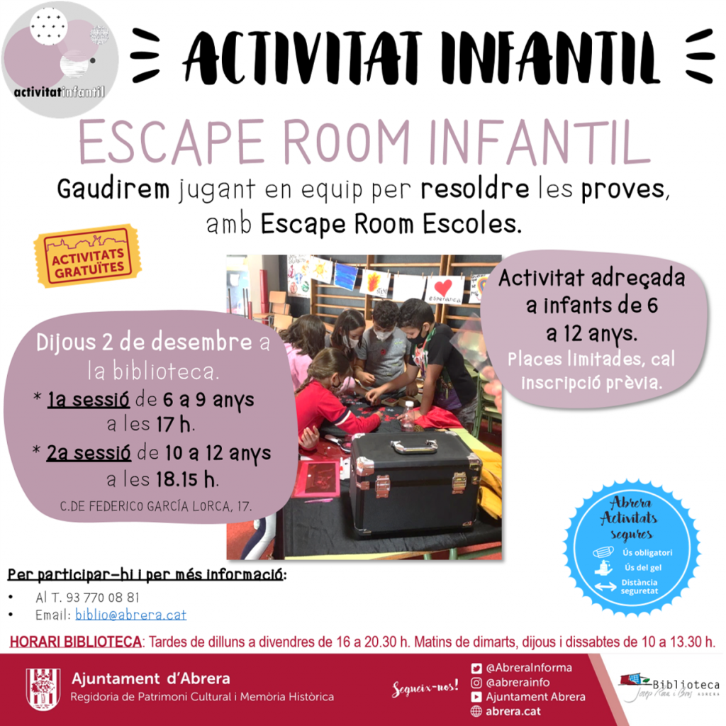 Escape room infantil